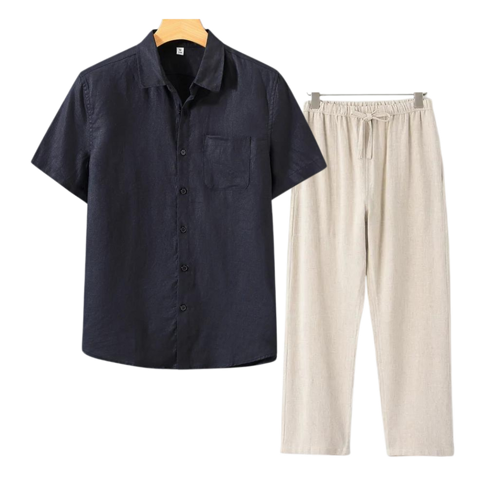 Conjunto de Lino - CAPETOWN Pantalón Beige