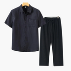 Conjunto de Lino - CAPETOWN  Pantalon Negro