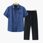 Conjunto de Lino - CAPETOWN  Pantalon Negro