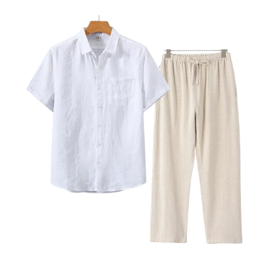 Conjunto de Lino - CAPETOWN Pantalón Beige