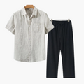Conjunto de Lino - CAPETOWN  Pantalon Negro