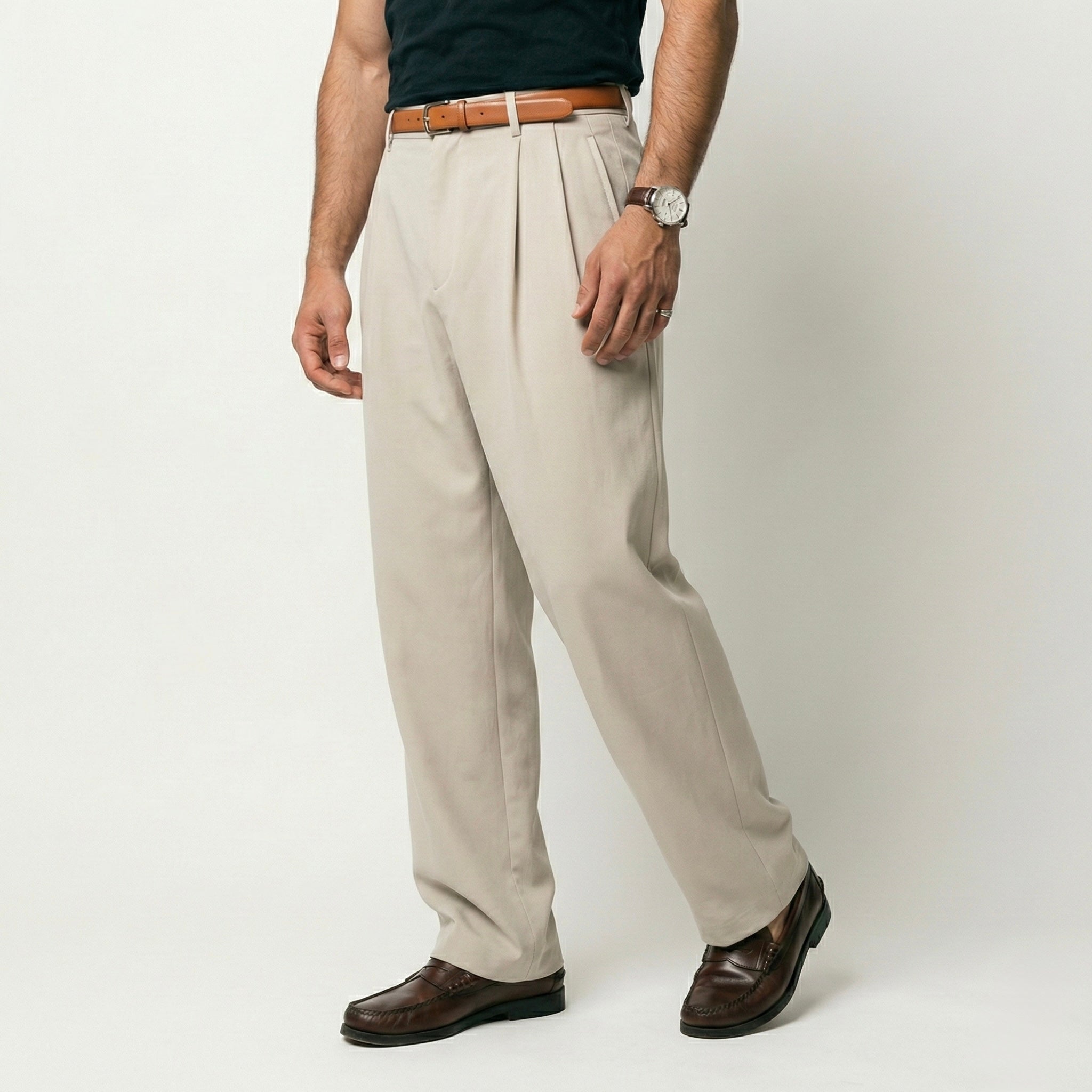 Pantalones Wide Leg con Pinzas