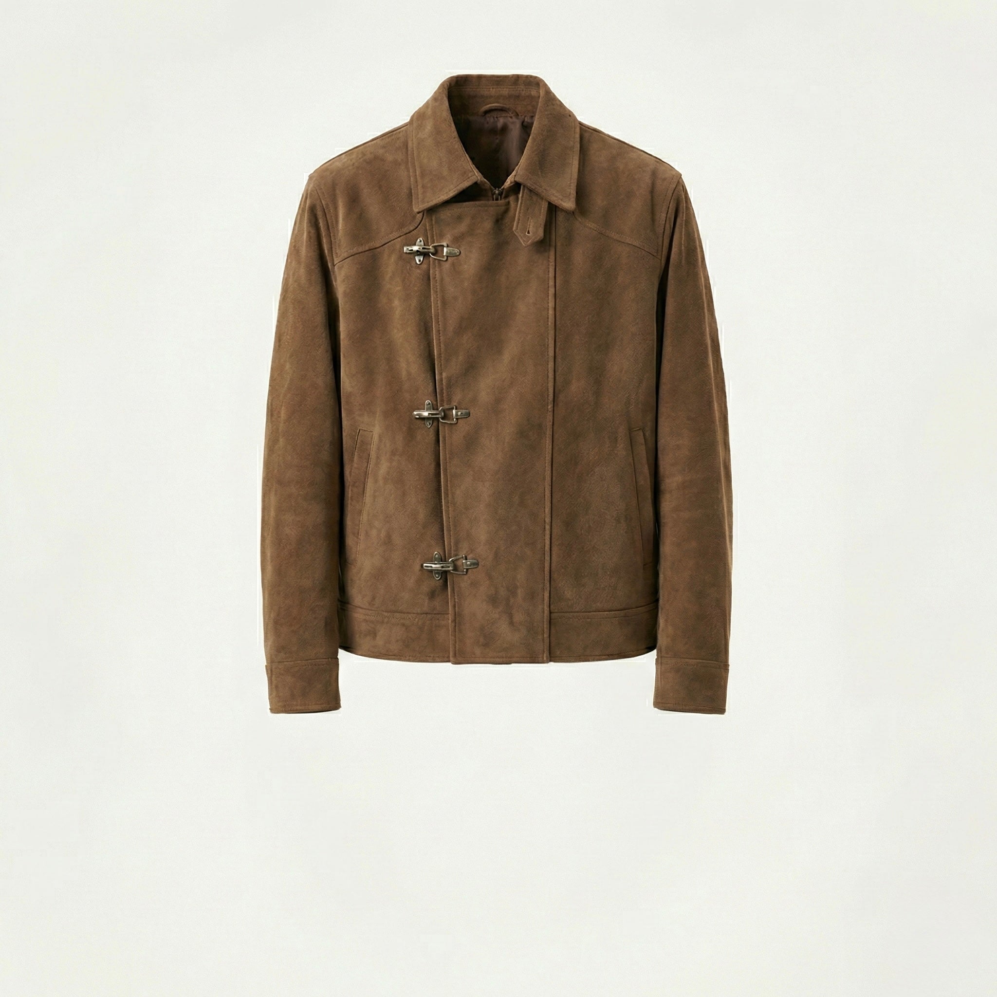 Chaqueta "Fireman" en Ante Marrón Café