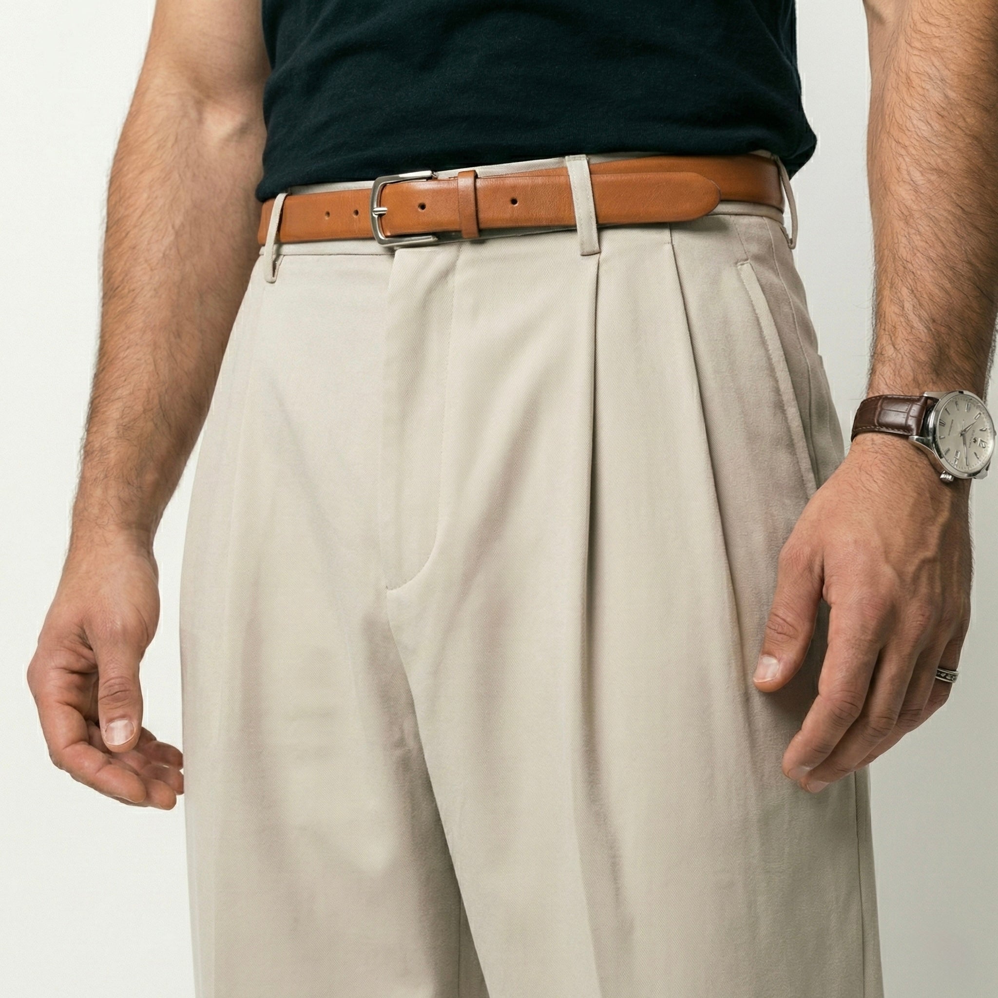 Pantalones Wide Leg con Pinzas