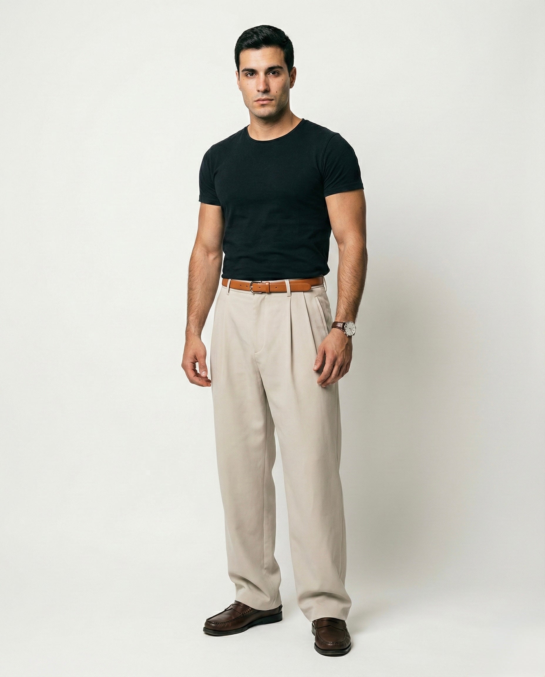 Pantalones Wide Leg con Pinzas