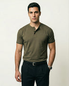 Camiseta Cuello Henley
