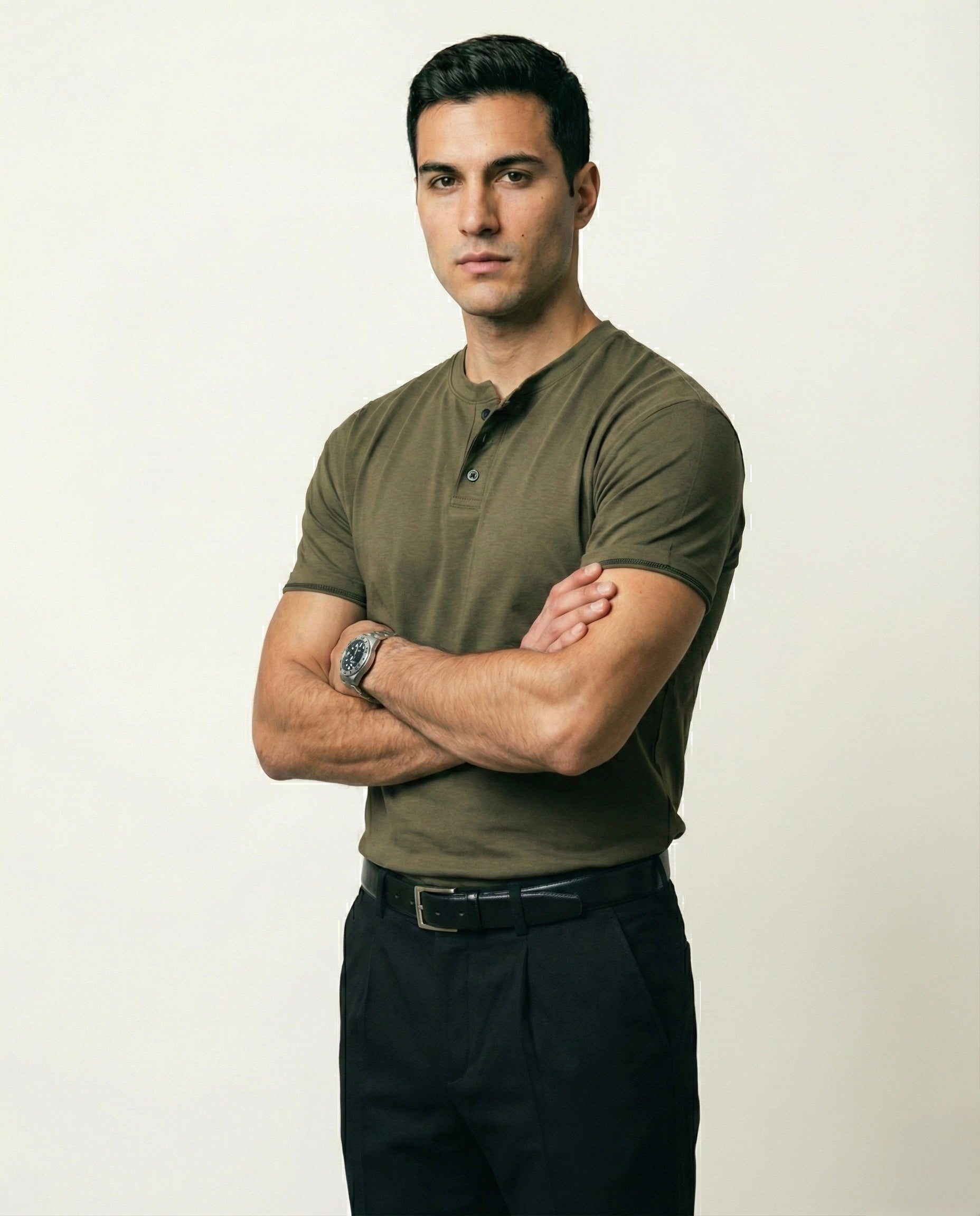 Camiseta Cuello Henley