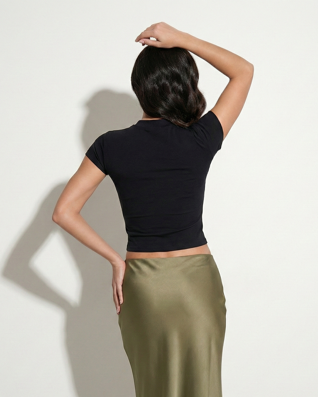 Camiseta lágrima negra