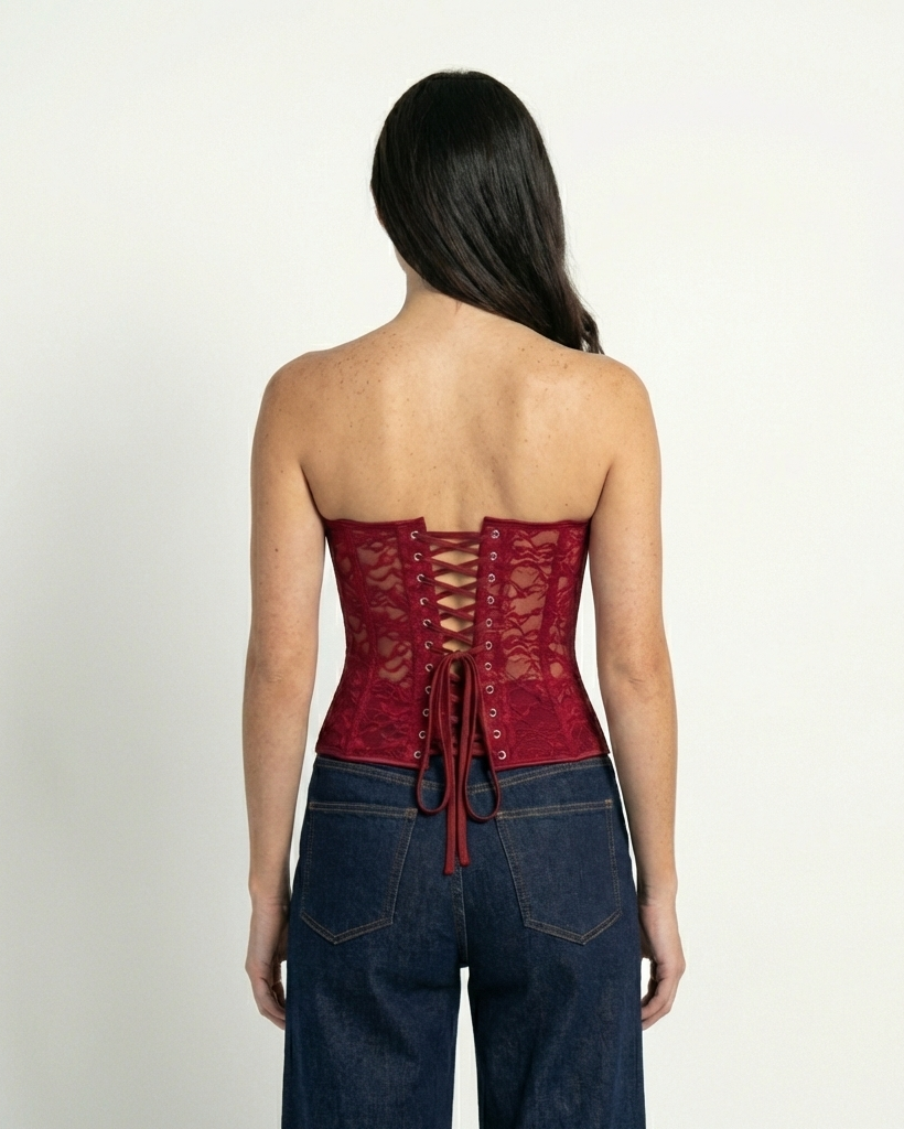 Corset Mariposa Roja