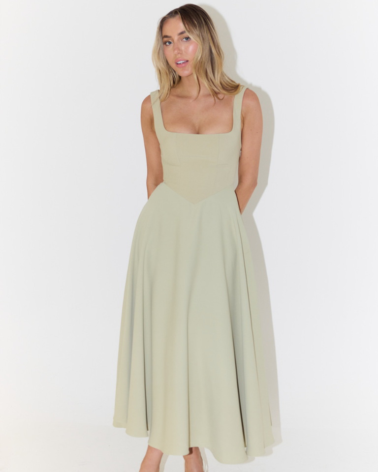Vestido Melvis Salvia