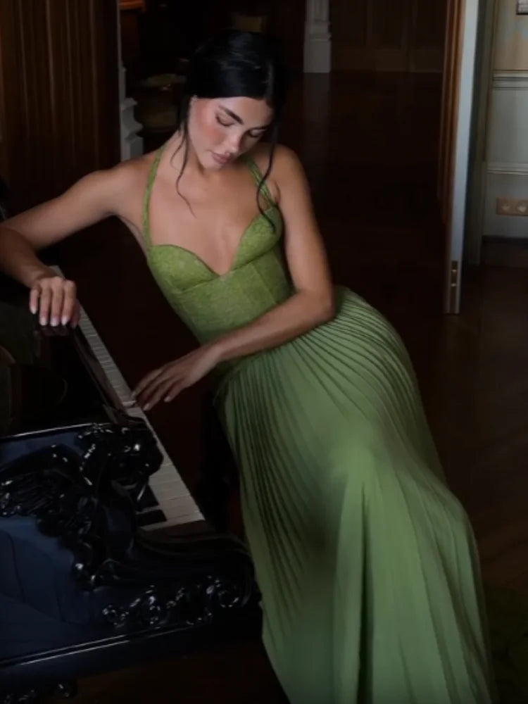 Vestido Verde Esmeralda