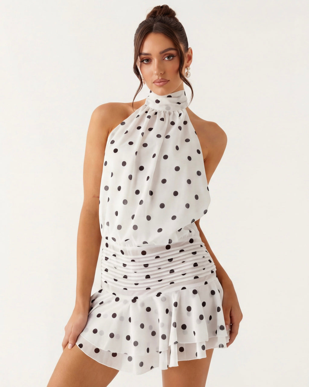 Vestido Lunares Elegantes