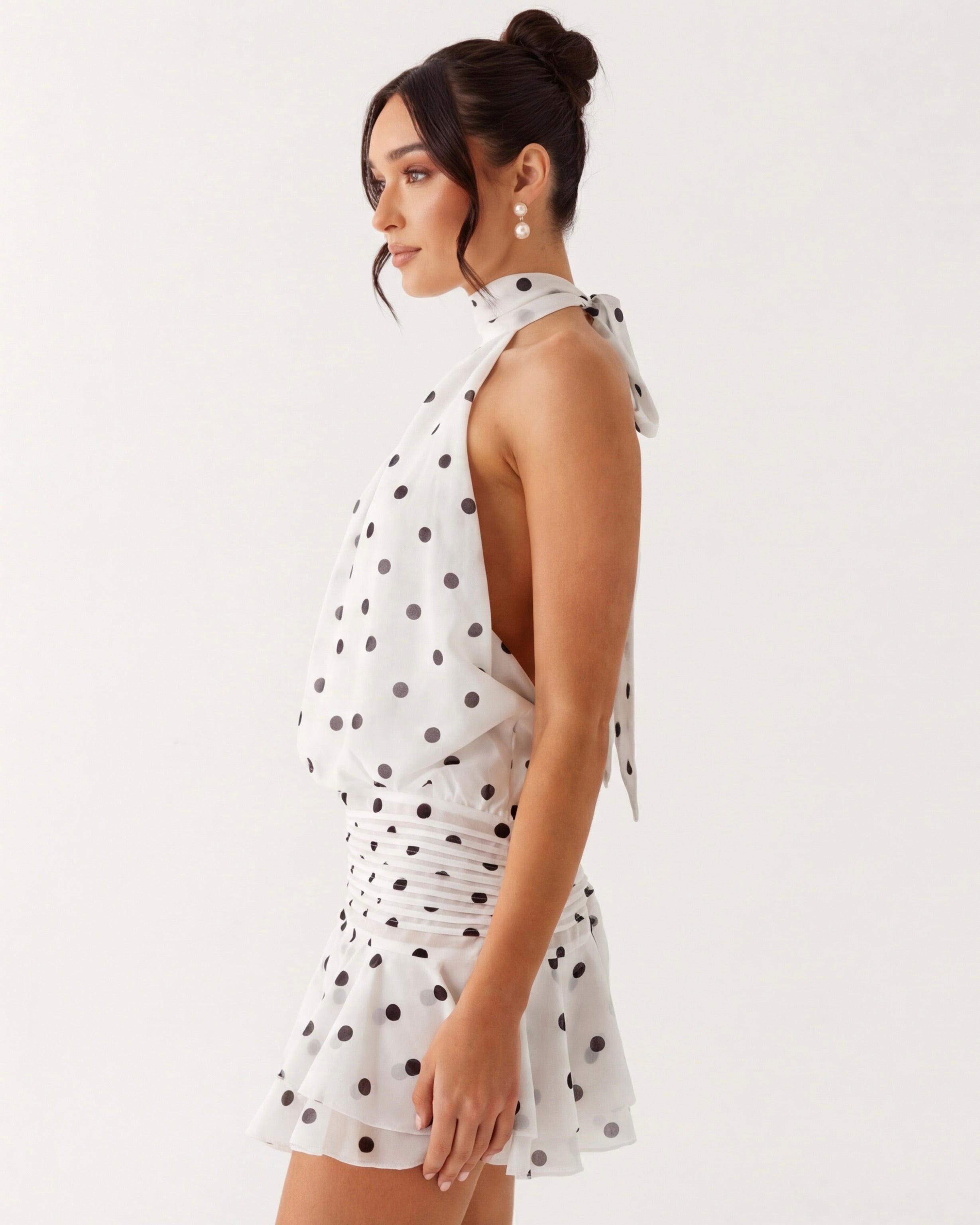 Vestido Lunares Elegantes