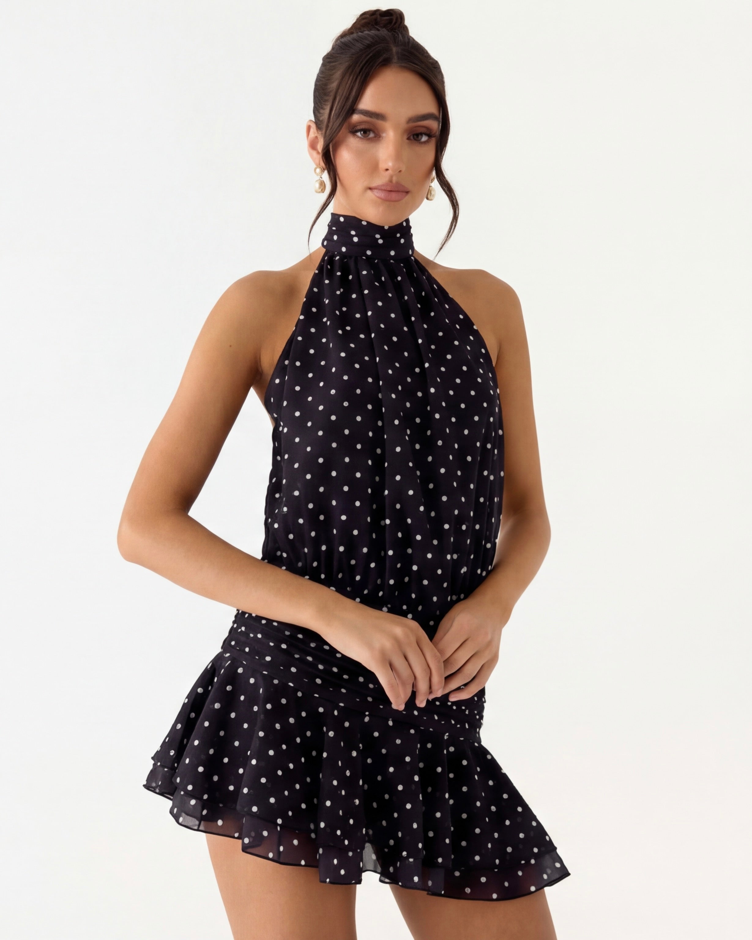 Vestido Lunares Elegantes