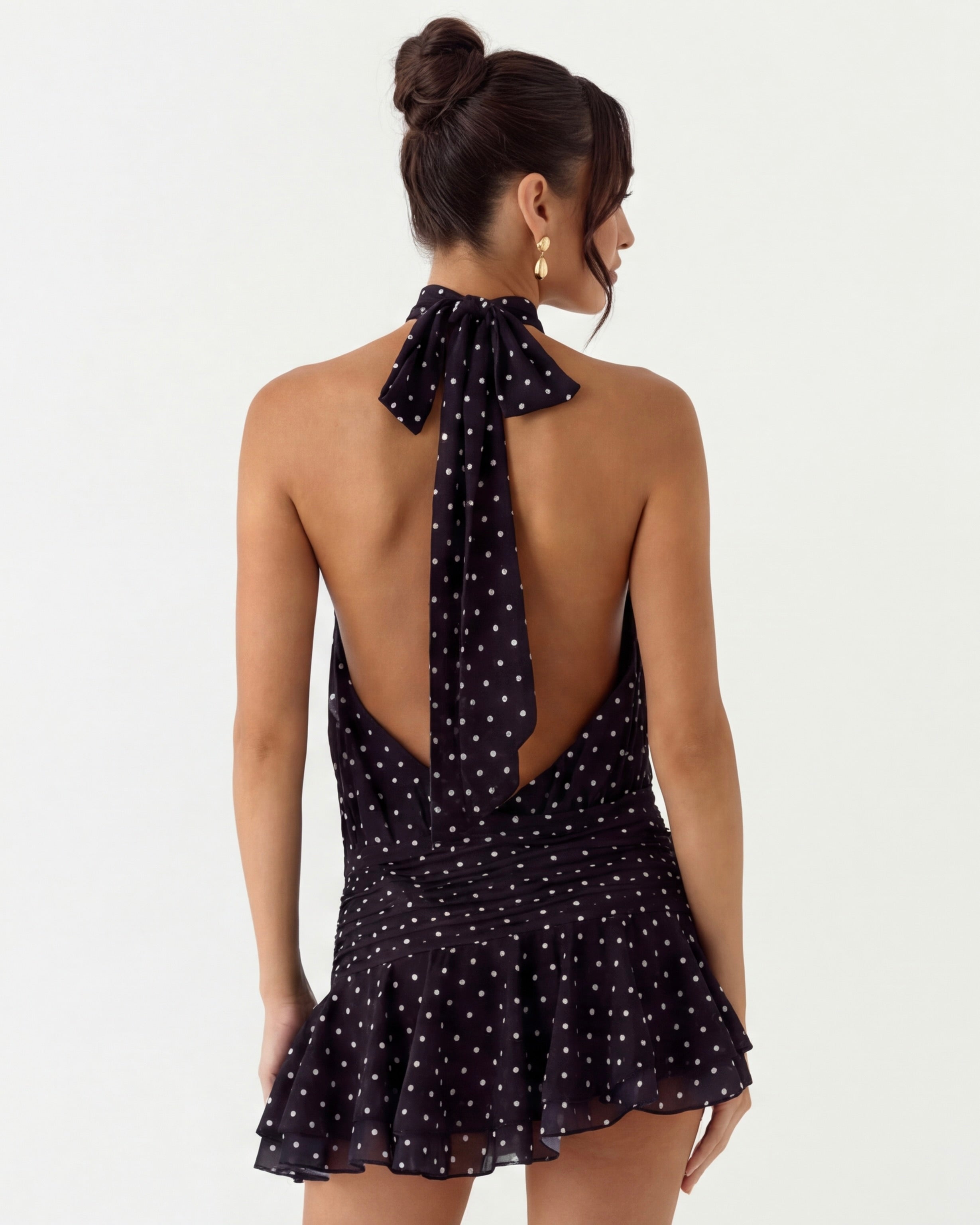 Vestido Lunares Elegantes