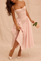 Celine Corset Midi Dress