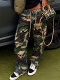 Elya | Jeans Oversize estampado militar