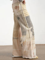 Alma | Jeans anchos rectos diseño Vintage