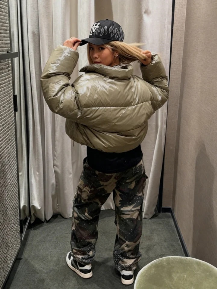 Elya | Jeans Oversize estampado militar