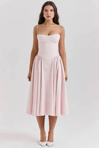 Celine Corset Midi Dress